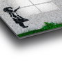 Wallity Cuadro Decorativo de Vidrio Templado Banksy 30 x 45 cm